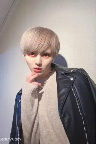 ショート カラー メンズ 曲がる縮毛矯正 髪質改善/西尾 幸樹のヘアスタイル