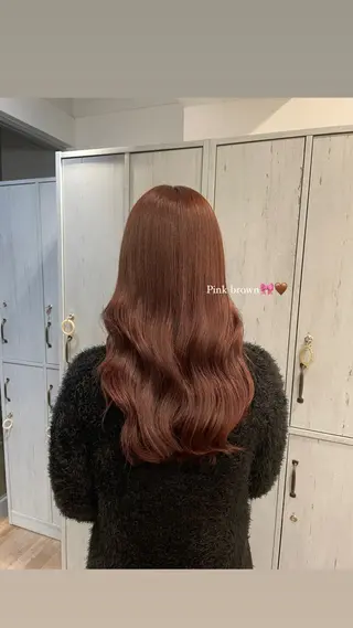 ロング 艶感暖色カラー/ 透明感/kohinaのヘアスタイル