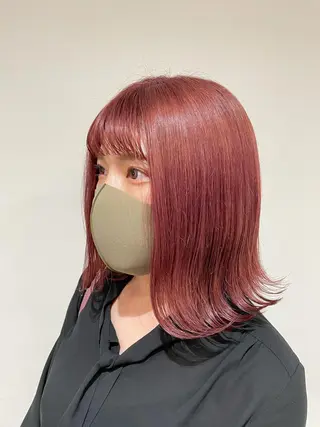ミディアム カラー 12月限定クーポン 💕大量更新ブリーチのヘアスタイル