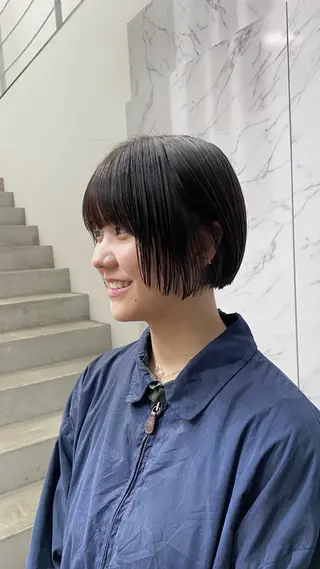 ショート マツザキ マナトのヘアスタイル