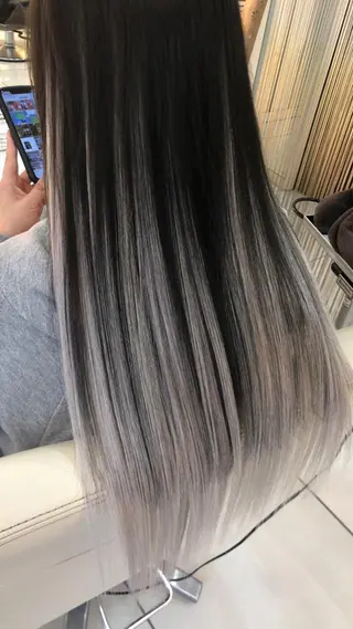 ロング カラー 髪質改善/美髪矯 正ヤマモトハルキのヘアスタイル