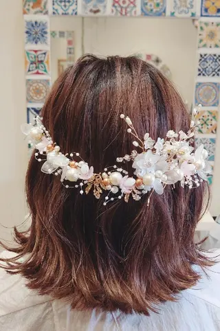 ヘアアレンジ LAMP HAIR  ランプヘアー所属・徳永 博志のヘアスタイル