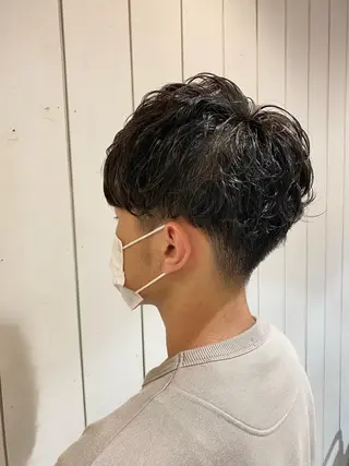 パーマ メンズ 🫧顔周りカット 🫧樫村優香のヘアスタイル