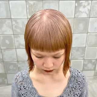 ショート カラー 榛葉 夢乃のヘアスタイル