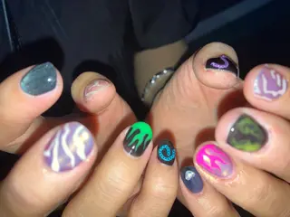 ネイル 海外ネイル u4me🦄💜のネイルデザイン