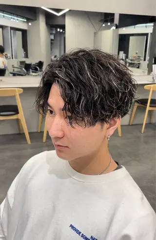 カラー パーマ メンズ fifth リュウセイのヘアスタイル