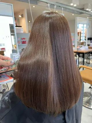 ロング u n aのヘアスタイル