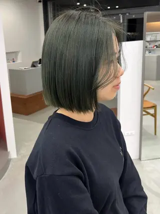 カラー 🪻韓国カット 🤍yuanのヘアスタイル
