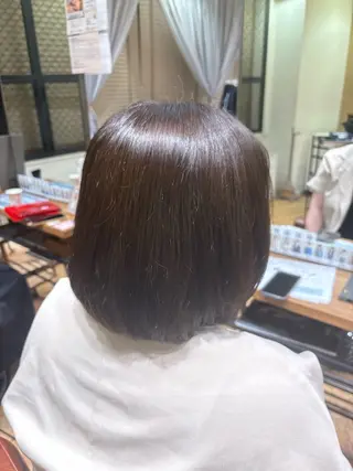 カラー カヤノ/透明感カラー /酸性ストレートのヘアスタイル
