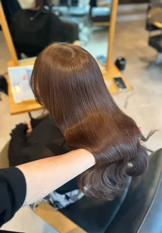 ロング 宮本 優のヘアスタイル