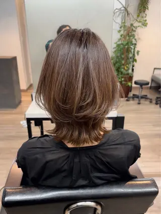ミディアム カラー VIF所属・🗻飯田誠也🗻 カットカラー得意のヘアスタイル