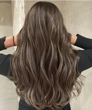 ロング ハイライトカラー メンズカット/杉山誠のヘアスタイル