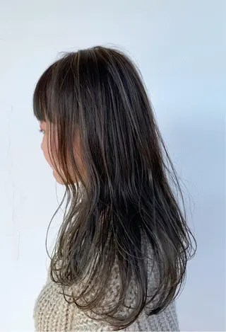 ミディアム カラー salon m ni サロンマーニ所属・久保田 一のヘアスタイル