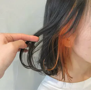 ショート カラー ヘアアレンジ 艶髪/レイヤーカット 🐣misakiのヘアスタイル