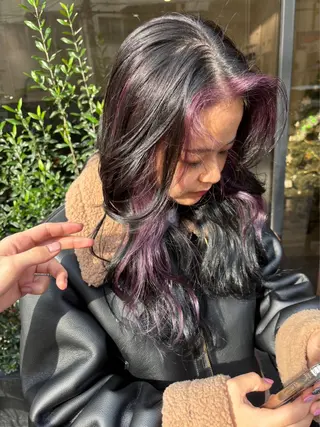 ロング acroあべの店所属・🧸ブリーチモデル /透明感🎀のヘアスタイル