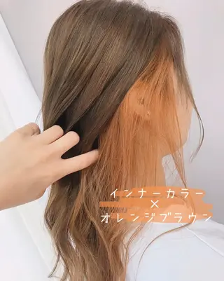 ロング カラー ヘアアレンジ パーマ×ウルフカット koya☆のヘアスタイル