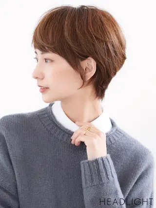 ショート 嶌 美咲のヘアスタイル