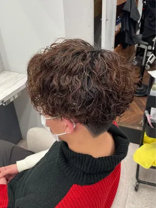 パーマ メンズ メンズスタイリスト✨ 助川龍哉のヘアスタイル