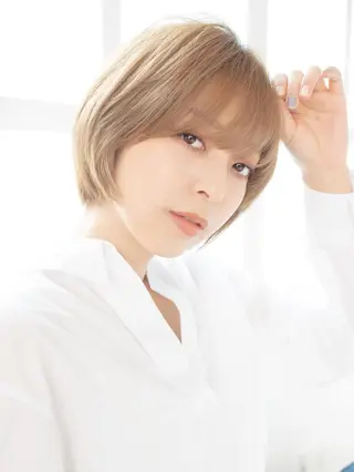 ショート カラー LA KING GINZA TOKYO所属・🧡ショートの達人 🧡SHOのヘアスタイル