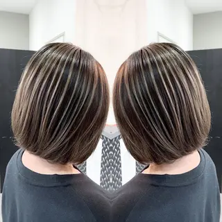 ショート カラー アンドウ ユウ/ レイヤーカット/韓国のヘアスタイル