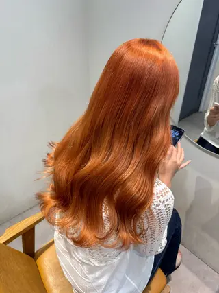 ロング カラー ayaka♡ 柔らかカラーのヘアスタイル