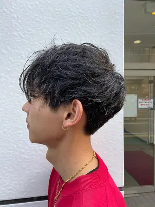 ショート メンズ パーマ特化美容師 mikuのヘアスタイル