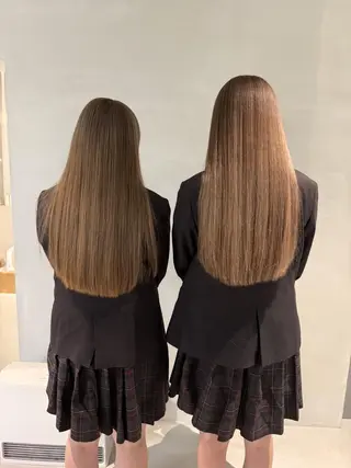 カラー ハイトーン/艶髪/ 暗髪/韓国/sanaのヘアスタイル