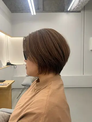 ショート レイヤー/ショート 遠藤光輝のヘアスタイル