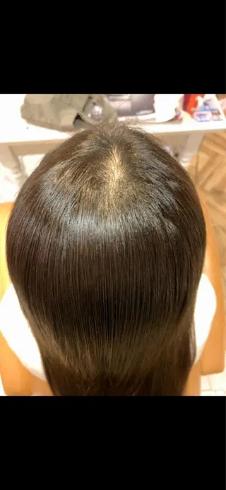 ロング ケアカラー/縮毛矯正 /レイヤー/板垣光采のヘアスタイル