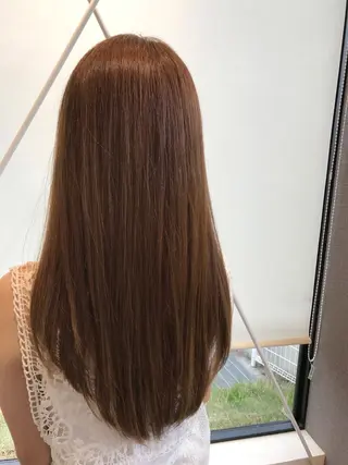 ロング ヤマグチ ナツキのヘアスタイル