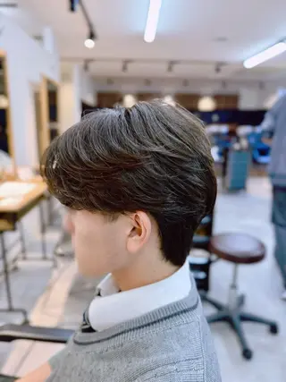 メンズ ダウンパーマ/ニュア ンスパーマ/下田のヘアスタイル