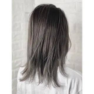 ミディアム カラー KIZU 髪質改善 オカルト怪談のヘアスタイル