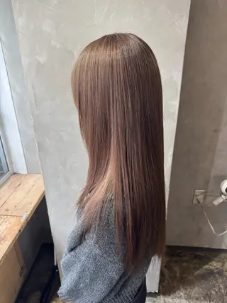 ロング カラー クキノ ケイカのヘアスタイル