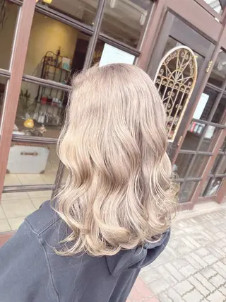 セミロング 🧡ミルクティー/ レイヤー🧡ショウナのヘアスタイル