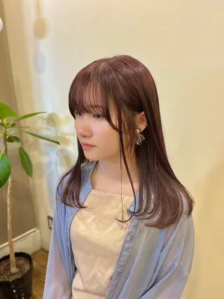 ロング anon所属・田中 結月のヘアスタイル