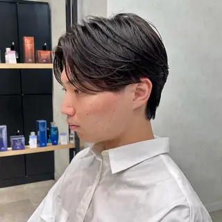 パーマ ニュアンスパーマ 曲がる縮毛矯正　爲石のヘアスタイル