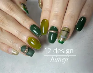ネイル 12 designのネイルデザイン