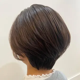 ショート カラー ヘアアレンジ リリー /Men's/パーマのヘアスタイル