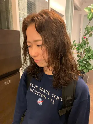 ミディアム パーマ ボブ✨パーマ🌀/ ヒロキのヘアスタイル