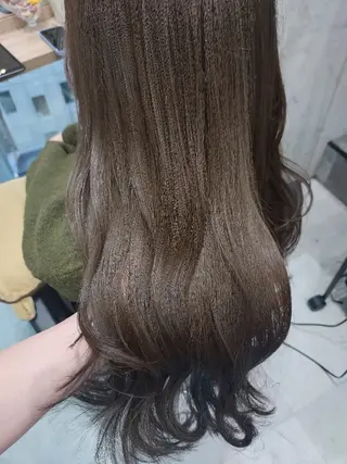 ロング カラー ヘアアレンジ/透明感 カラー/AKARIのヘアスタイル