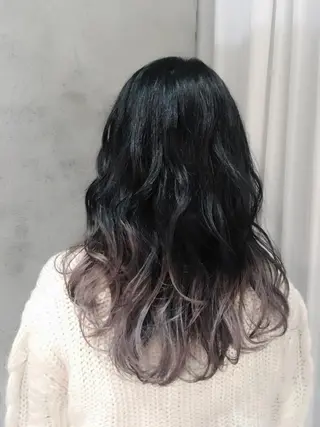 セミロング カラー EMANON天神所属・Hitomi Ezakiのヘアスタイル