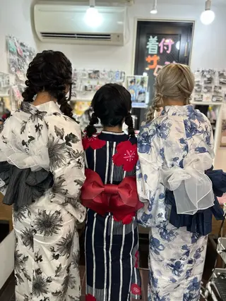 ヘアアレンジ ヘアセットサロン ボイボイのヘアスタイル