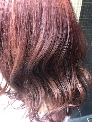 セミロング カラー Lauburu渋谷 officialのヘアスタイル