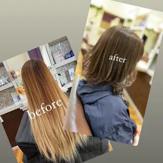 ミディアム カラー Well's TAIGAのヘアスタイル