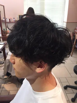 パーマ ヘアアレンジ メンズ メンズパーマの巨匠 鈴木純のヘアスタイル
