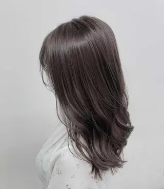 ミディアム カラー ヘアアレンジ 💕上野美容師☁ ブリーチ💖サワのヘアスタイル