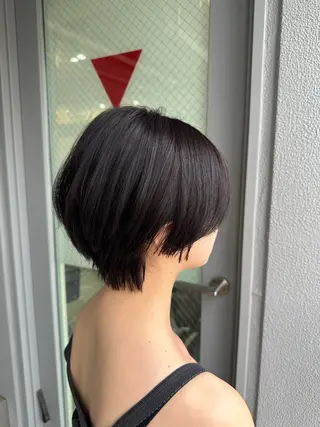 ショート カラー 巻けるケア縮毛矯正✨ ケアカラー✨山下のヘアスタイル