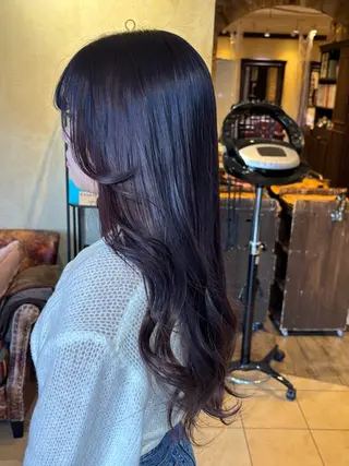 カラー Ly hair / nanoha🤍のヘアスタイル