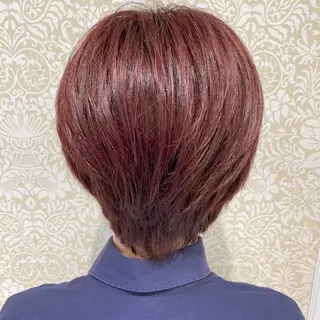 ショート カラー メンズ 暖色系カラー🍊 オオネヨシナリのヘアスタイル