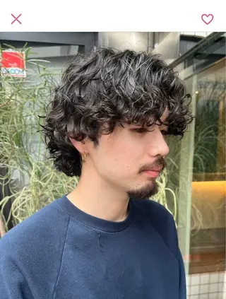 パーマ メンズ lomalia suwaのヘアスタイル